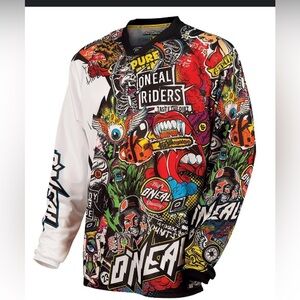 O'Neal Mayhem Sz L  Mayhem Motocross Shirt Dirt Bike Quad Off Road Jersey